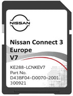 NISSAN CONNECT 3 - SD CARD GPS UK + EUROPE V7 JUKE NAVARA NOTE PULSAR QASHQAI XTRAIL TIIDA LEAF MICRA