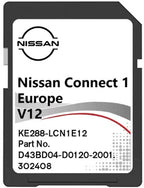 NISSAN CONNECT 1 SD CARD GPS UK + EUROPE V12 JUKE MICRA QASHQAI XTRAIL NOTE