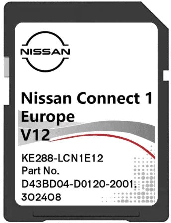 NISSAN CONNECT 1 SD CARD GPS UK + EUROPE V12 JUKE MICRA QASHQAI XTRAIL NOTE