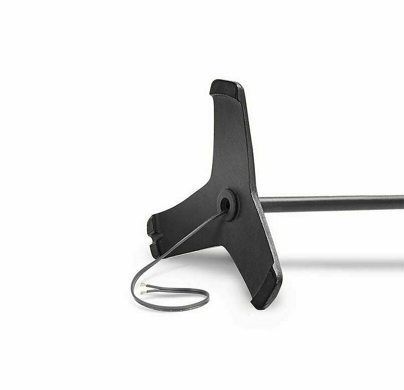 Norstone Finn Edge Height Adjustable Universal Satellite Speaker Stands - Black