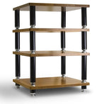 Norstone STABBL 4 Shelf Premium Hi-Fi Rack in Bamboo