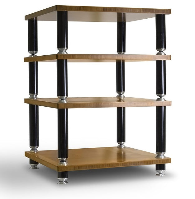 Norstone STABBL 4 Shelf Premium Hi-Fi Rack in Bamboo