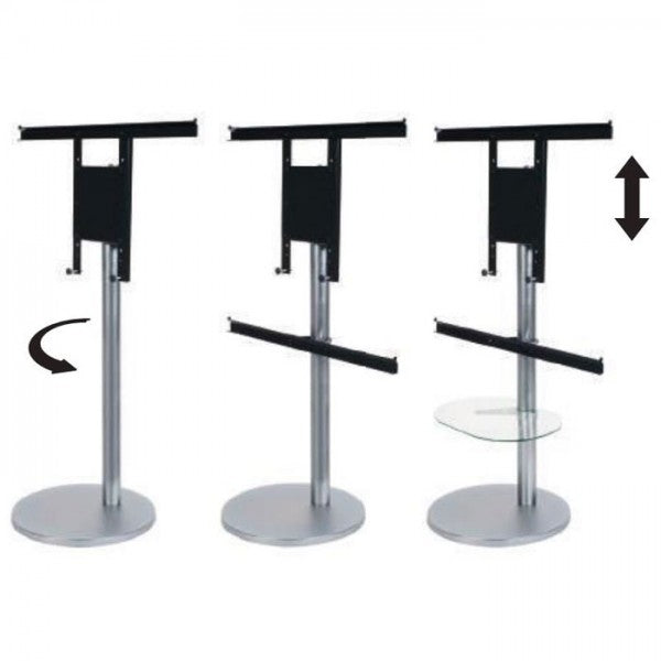 Norstone Tiblen SB Technical TV Mount in Black/Silver