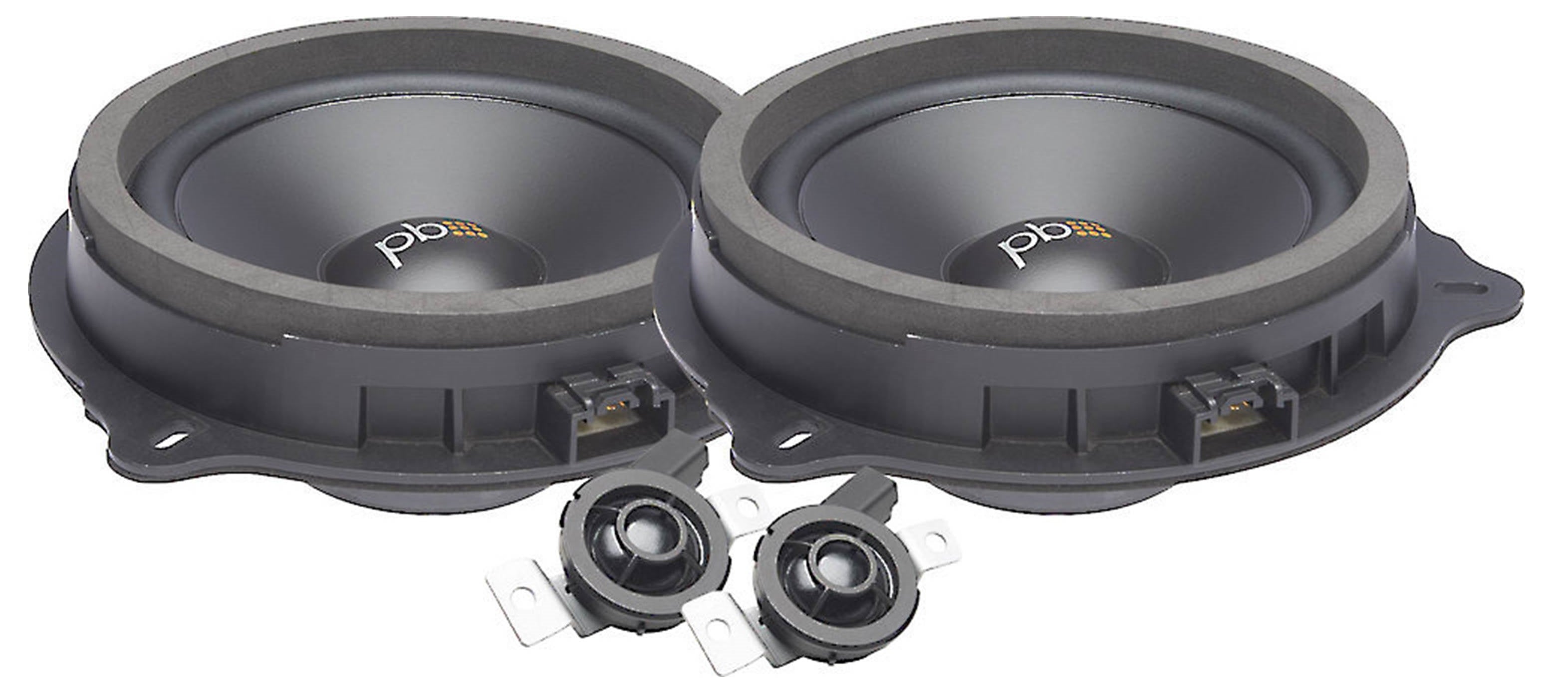 PowerBass OE65C-FD Ford 6.5" Upgraded OEM Replacement Component Speakers
