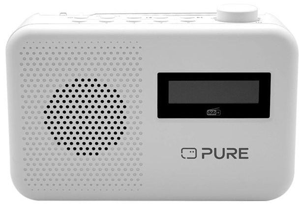 PURE Elan One² Portable DAB+ radio with Bluetooth, White