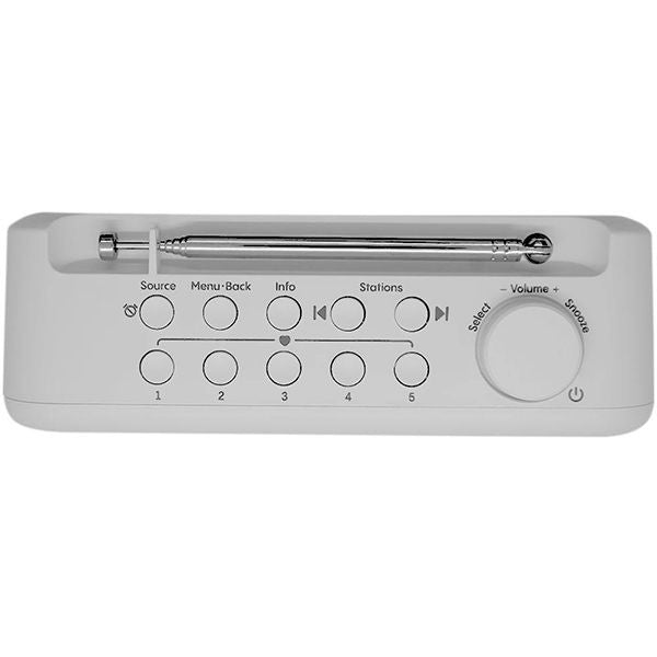 PURE Elan One² Portable DAB+ radio with Bluetooth, White