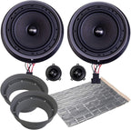 Vibe  OPTIVWT6.1-V0 Custom Fit 6.5" 2-Way Component for Volkswagen T6.1 2015-2019 Upgrade Speakers