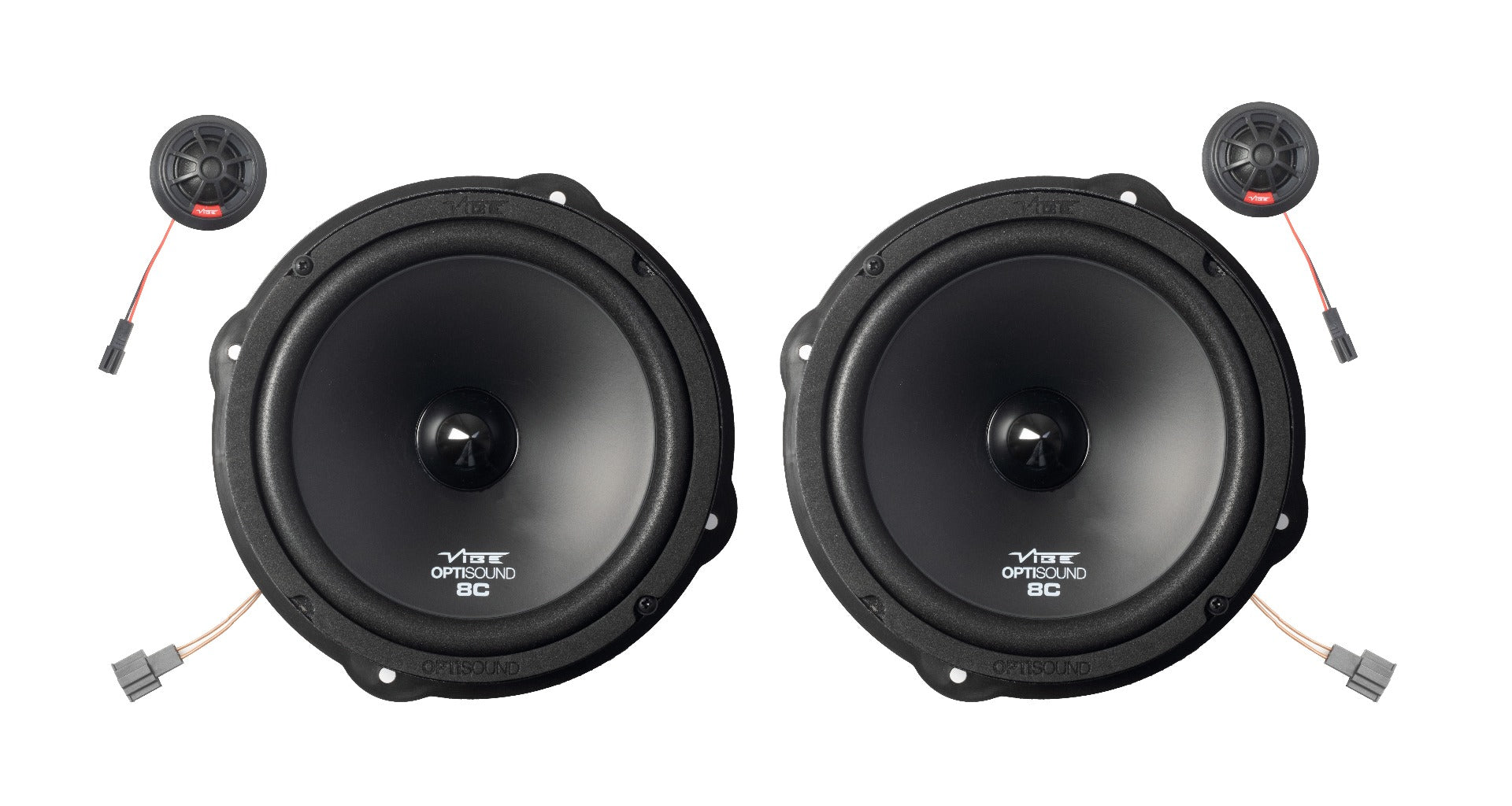 Vibe OPTI8A3-V0 Custom Fit 8" 2-Way Audi A3/Q5 Upgrade Component Speakers