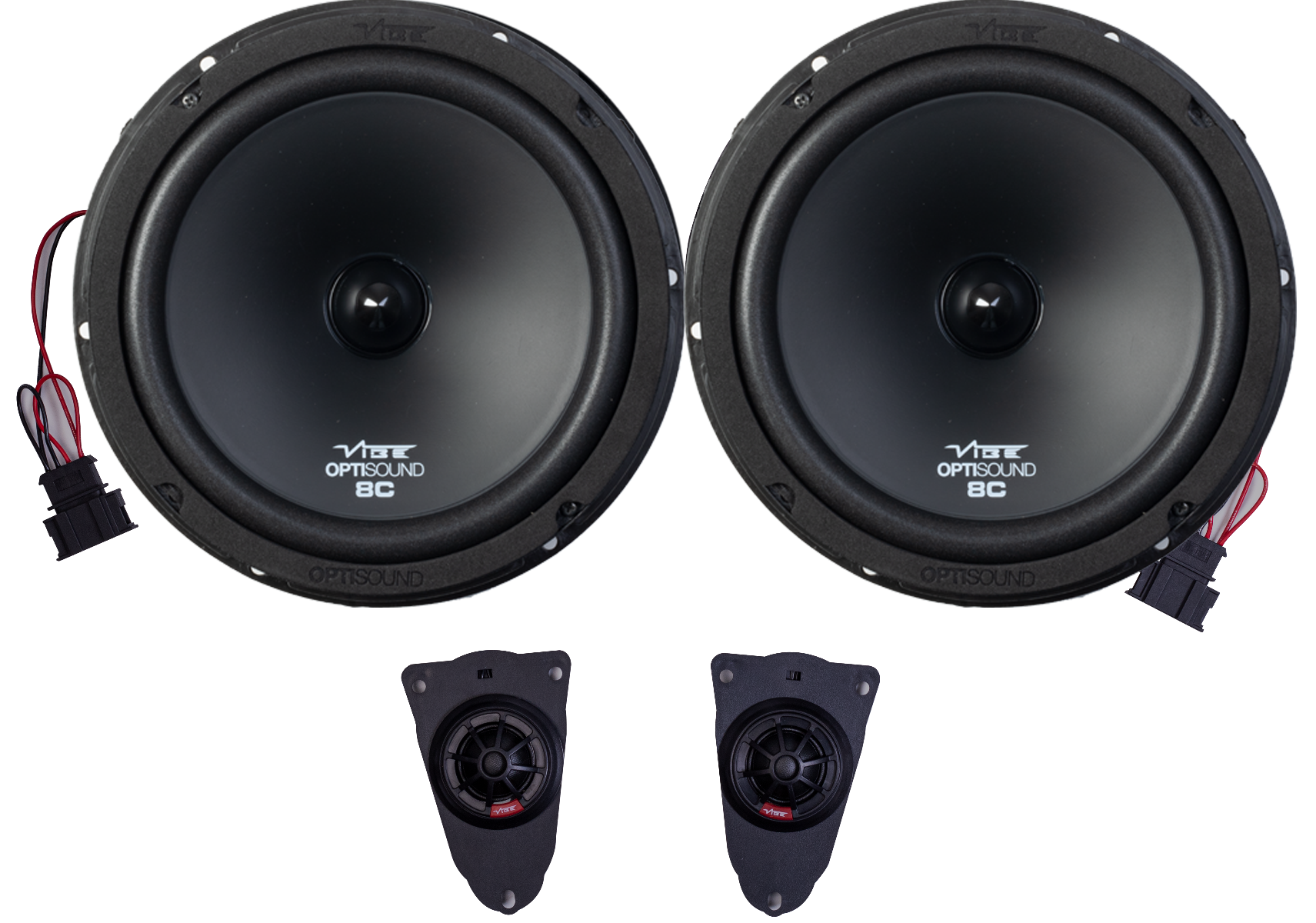 Vibe OPTI8VWT5-V0 8" Custom Volkswagen T5 2003-2009 360w Upgrade Speakers