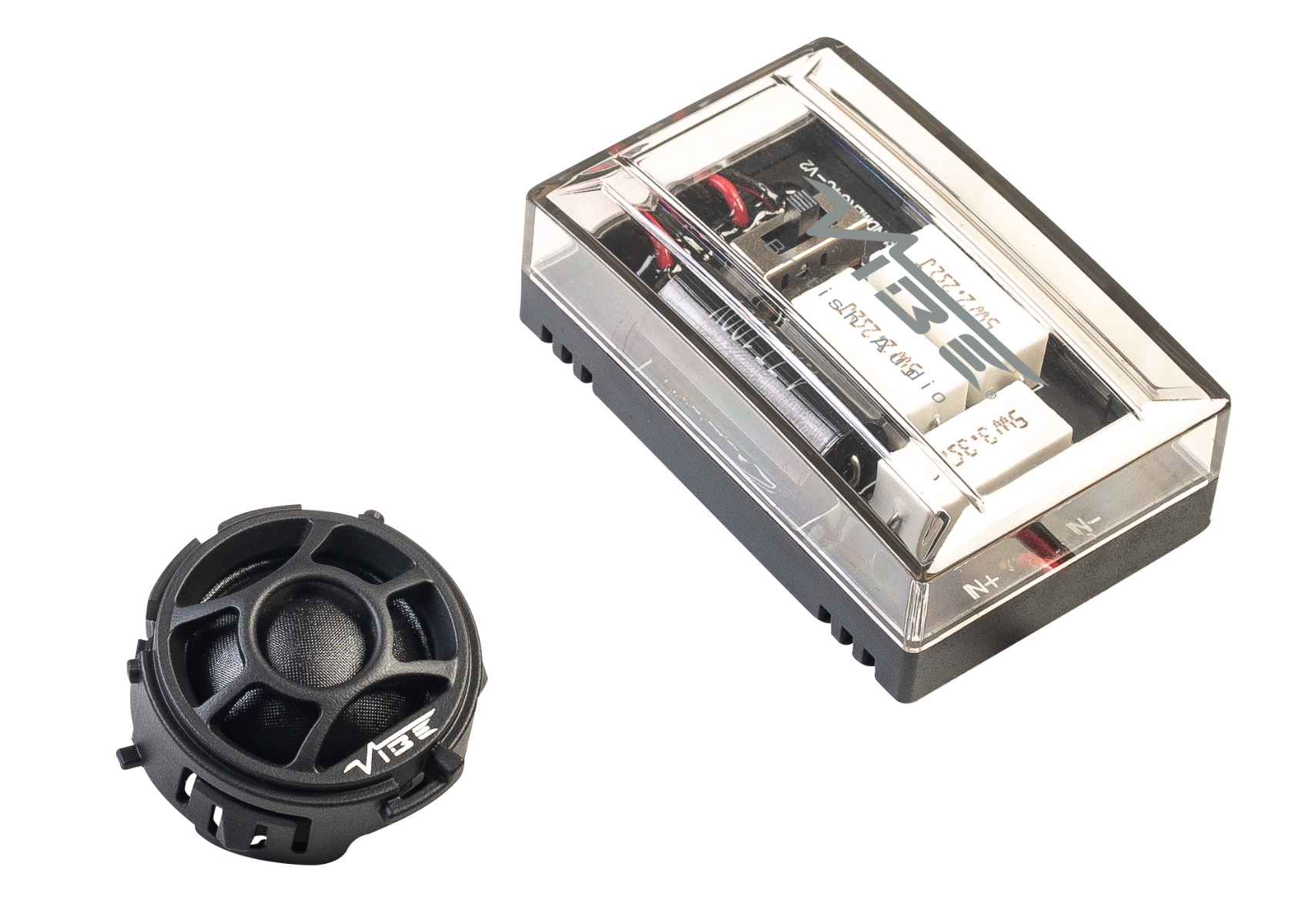Vibe OPTISOUNDMERC4C-V2 Mercedes C E GLC S Class 180 Watts 2 Way Plug & Play Component Speaker