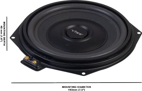 Vibe OPTISOUNDBMW82-V3 2 Ohm 200mm 8“ Extra Flat Custom Fit BMW Underseat Woofers