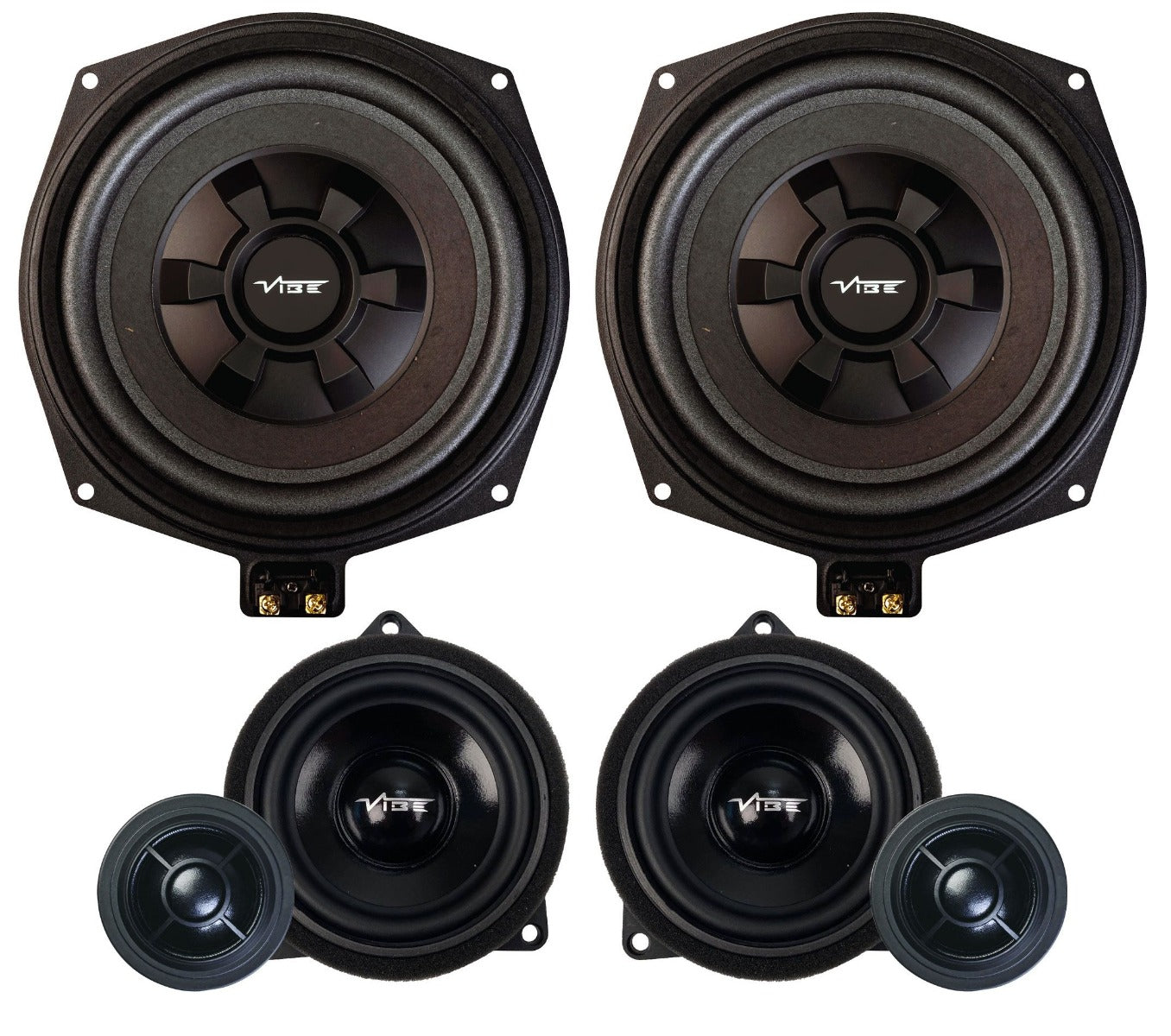 Vibe OPTISOUNDBMWF-V3 – BMW Full Front Speaker Upgrade Kit