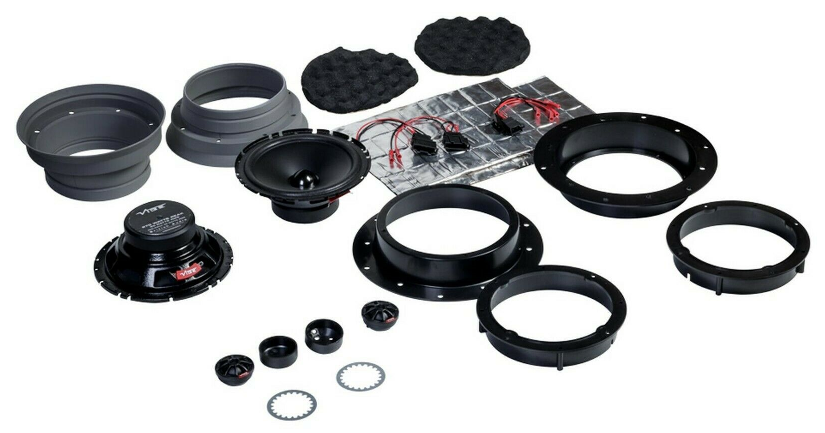 VW T5 2003 - 2008 Vibe OPTIVWT5-V8 Optisound Component Speaker Kit 6.5" with VIBE sound deadening