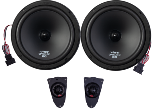 VW T5 2003 - 2008 Vibe OPTIVWT5-V8 Optisound Component Speaker Kit 6.5" with VIBE sound deadening