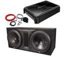 Pioneer GM-D9701 amp Rockford Fosgate P3-2X12 Twin 12" subwoofers sub box deal