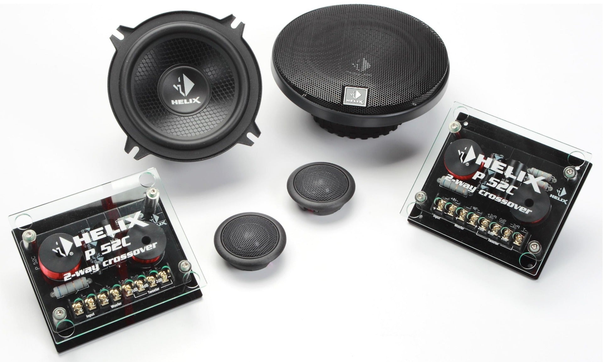 HELIX P 52C 5.25" 130mm 2 Way Component Car Speaker System 360 Watts