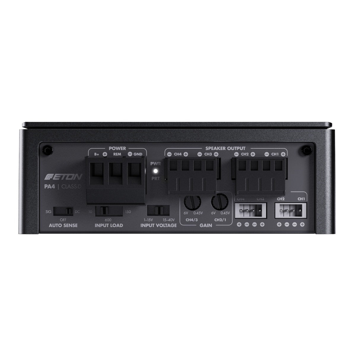 Eton PA 4 Amp Class D 4 Channel Bridgeable Speaker Amplifier 4 x 45w RMS