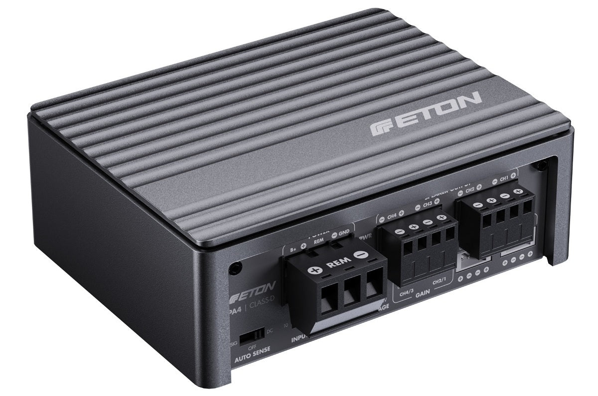Eton PA 4 Amp Class D 4 Channel Bridgeable Speaker Amplifier 4 x 45w RMS