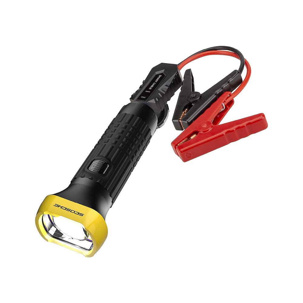 SCOSCHE PBJF600 600A Jump Starter Charger USB Power Bank and LED Flashlight
