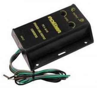 Uninversal PC-610 High to Low Rear Car Speaker to RCA Line Converter for Car Amps