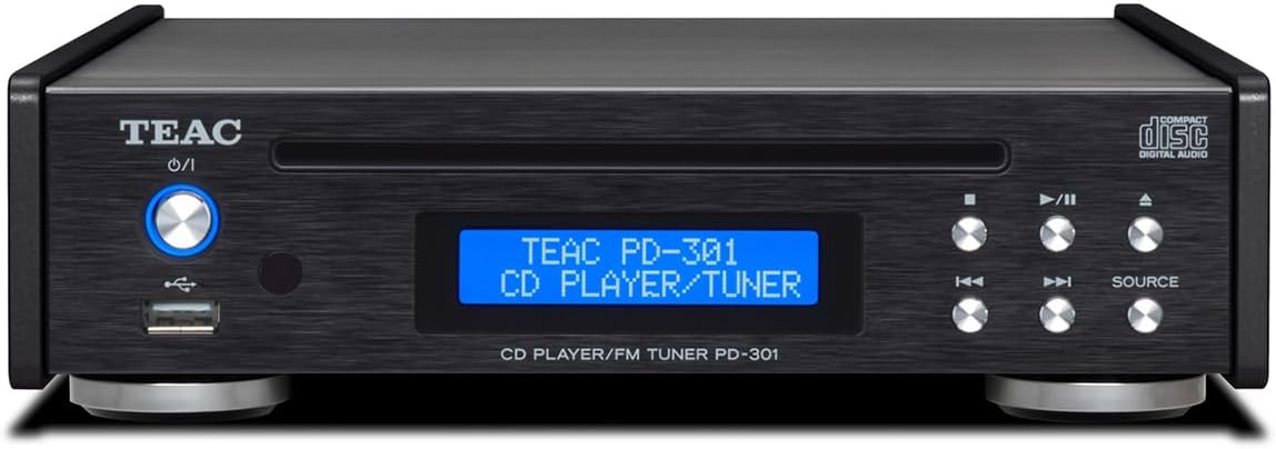 TEAC PD-301DAB-X CD-Player & DAB/FM Tuner - Black