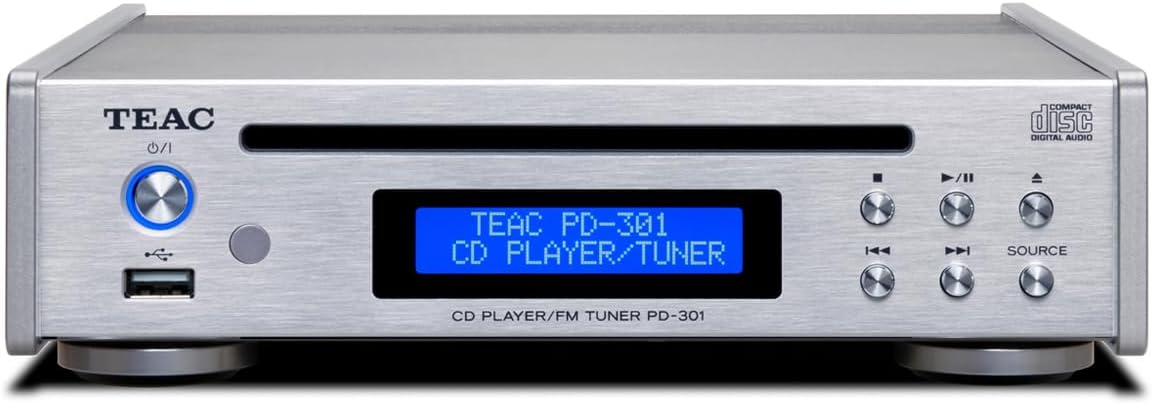 TEAC PD-301DAB-X CD-Player & DAB/FM Tuner - Silver