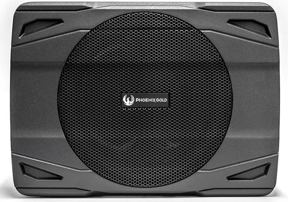 Phoenix Gold Z880 Underseat Active 8" subwoofer bass-box with built in amp