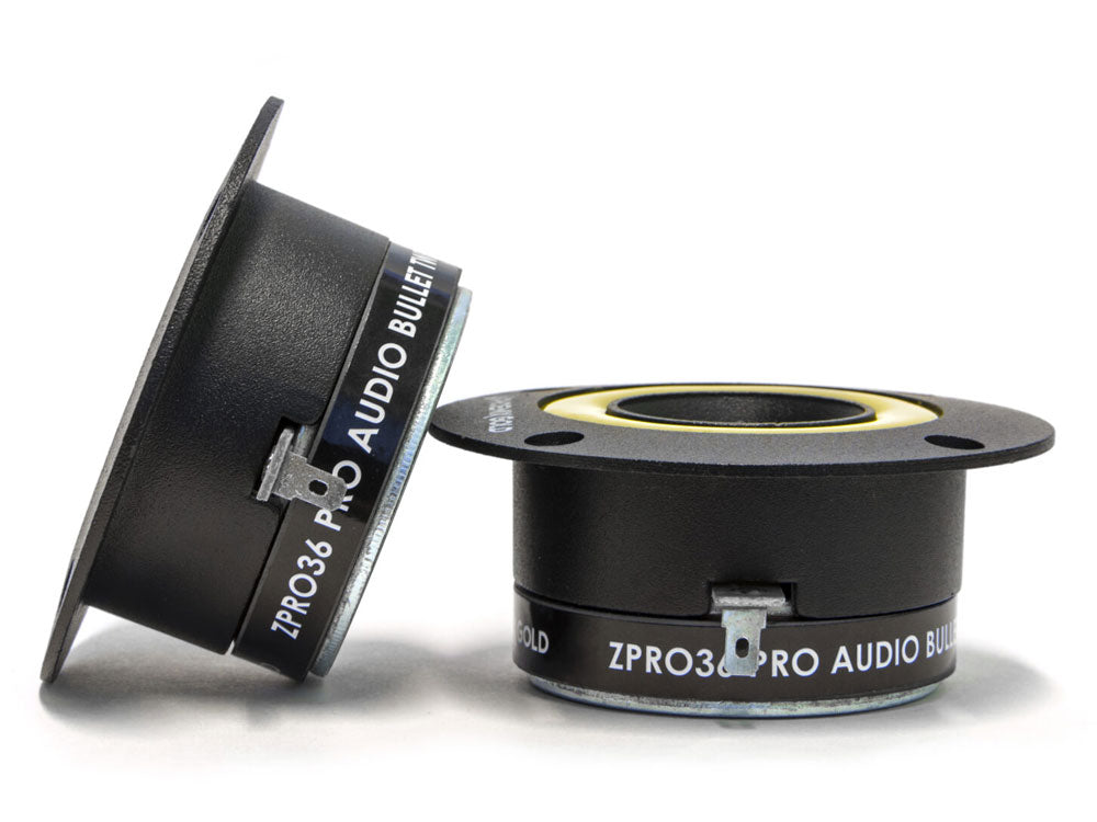 Phoenix Gold ZPRO36 3.6" Pro Audio SPL bullet tweeters with very high output (Pair)