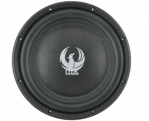 Phoenix Gold MX10D4 Slim Mount 10 inch 300W 4 Ohm Dual Voice Coil Subwoofer