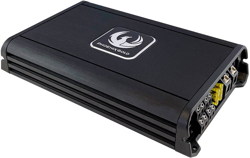 Phoenix Gold ZT6004R 4-channel Class D 24v Amplifier w/ gain control remote 100 watts RMS x 4