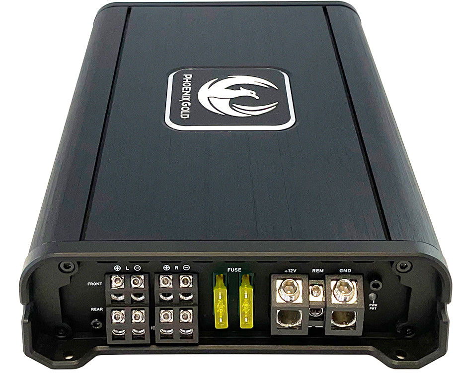Phoenix Gold ZT6004R 4-channel Class D 24v Amplifier w/ gain control remote 100 watts RMS x 4
