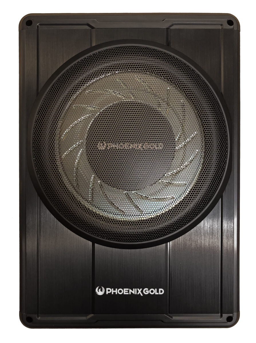 Phoenix Gold Z10150 Underseat Active 10" subwoofer bass-box with built in amp