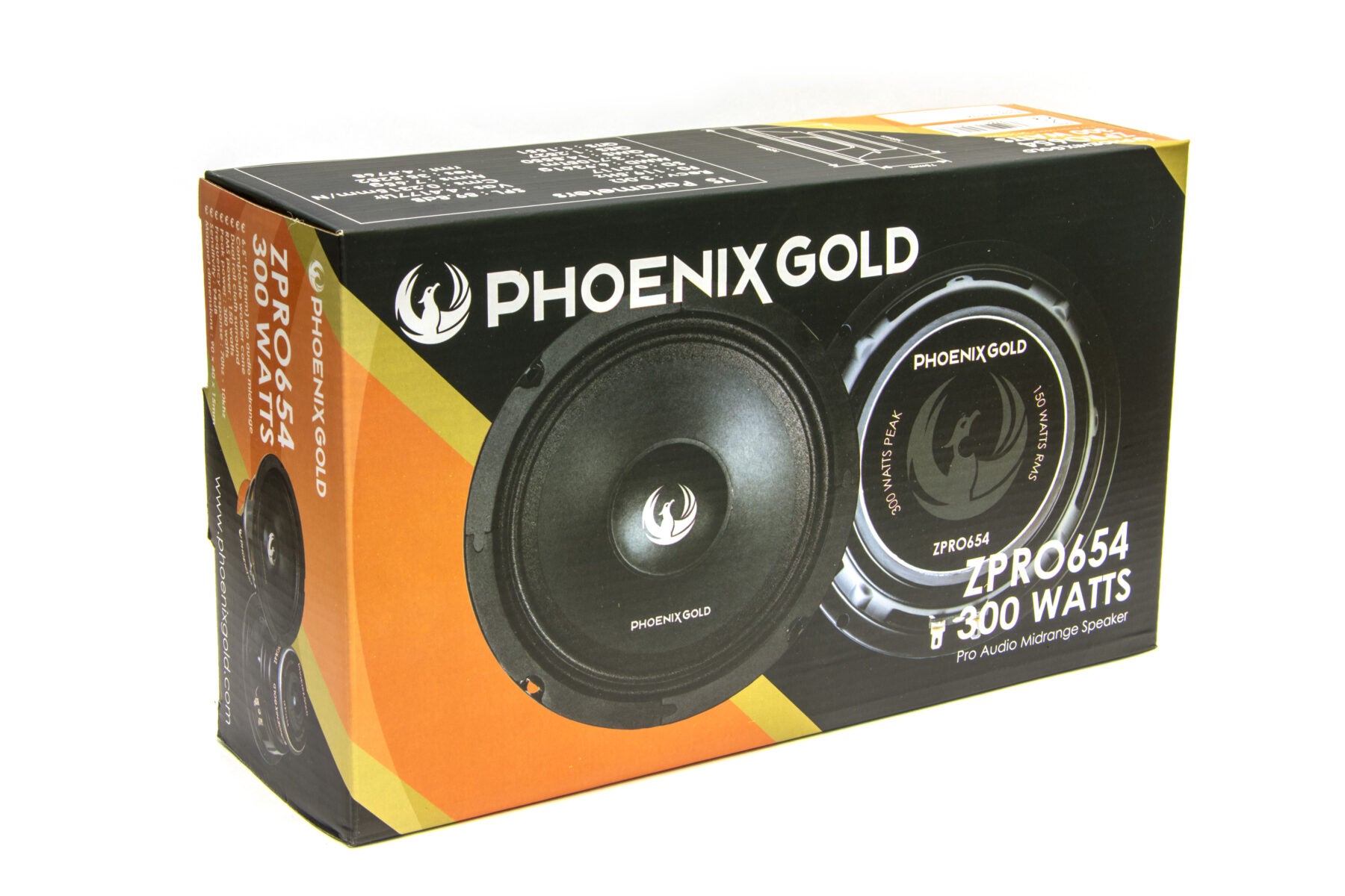 Phoenix Gold Z-PRO ZPRO654 Midrange Component 300Watt Car Speakers (Pair)