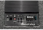 Phoenix Gold Z18AB 8" Active subwoofer bass-box with built in amp incl. cable kit & remote control