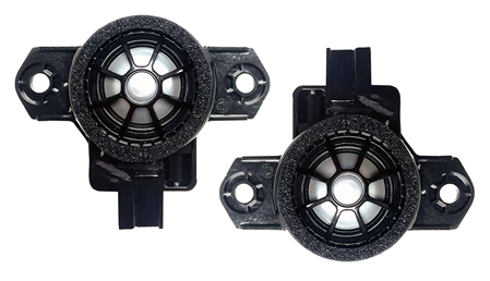 Phoenix Gold ZDSV25T Treble Tweeters pair for Volvo, Plug and Play