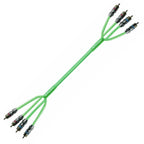 Phonocar 4/247 Platinum Four Channel built-in Y-Splitters 5m RCA Cable