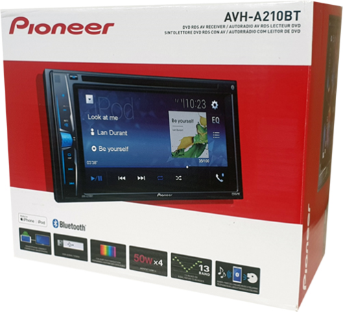 Pioneer AVH-A210BT - 6.2” Screen CD DVD MP3 Bluetooth iPhone Stereo ND-BC9 Camera