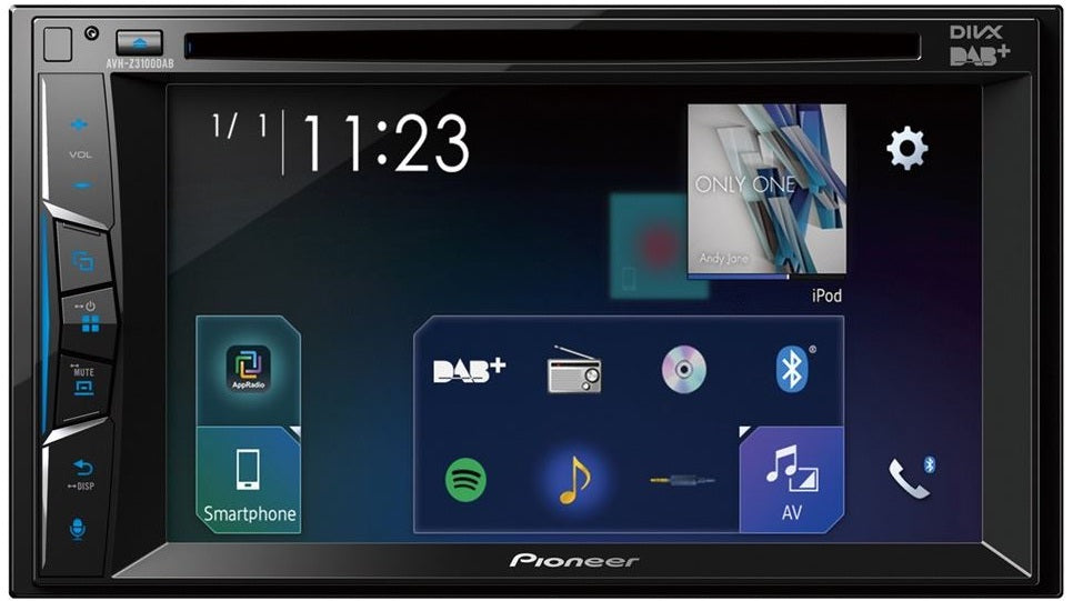 Pioneer AVH-A3200DAB 6.2" Multimedia Player with Bluetooth, DAB/DAB+, Spotify & Siri Eyes Free Aerial