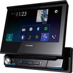 Pioneer AVH-A7100BT + ND-BC9 Multimedia 7" Flip Out Motorised Screen, Bluetooth