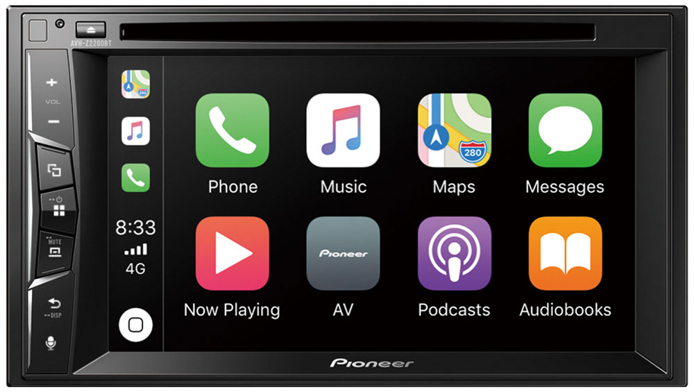 Pioneer AVH-Z2200BT 6.2" DVD CarPlay TouchScreen Bluetooth iPhone Android Player