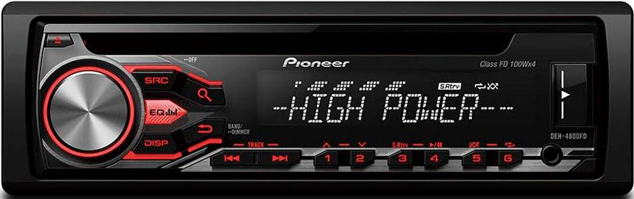 Pioneer DEH-4800FD 4 x 100 watt CD MP3 USB Android Car Stereo iPod iPhone Direct Control