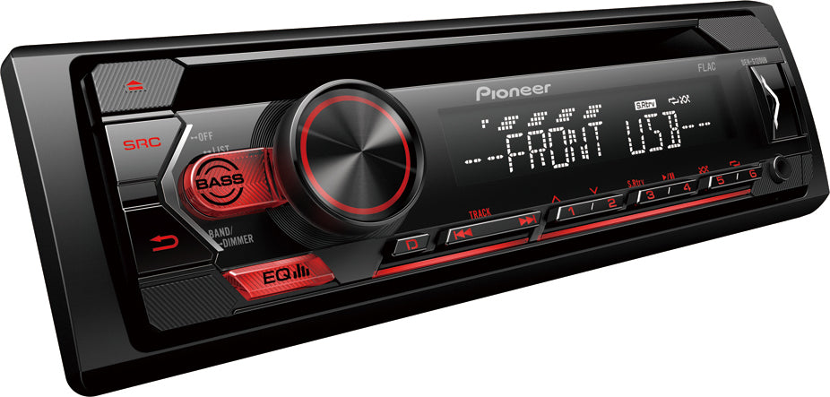 Pioneer DEH-S120UB Car CD/MP3/USB Tuner with Aux input with Red illumnation