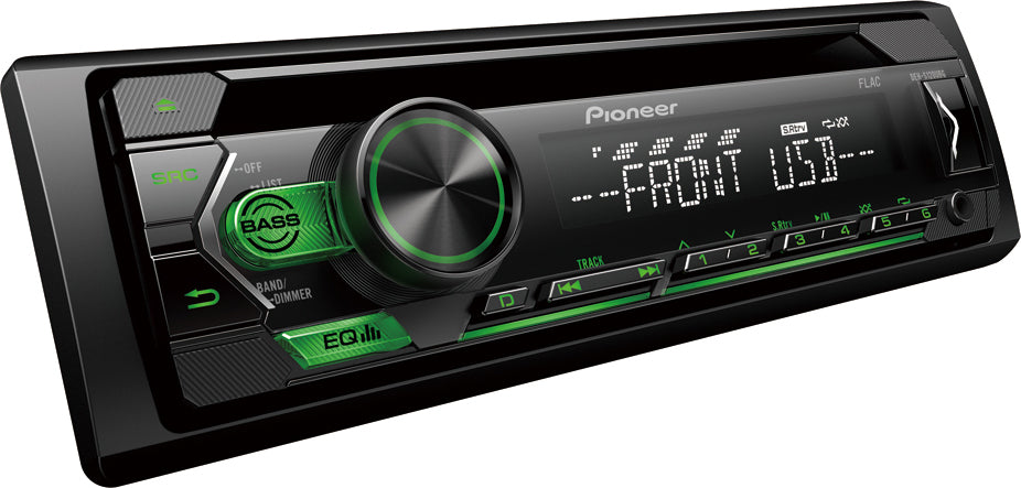 Pioneer DEH-S120UBG Car CD/MP3/USB Tuner with Aux input with Green illumnation