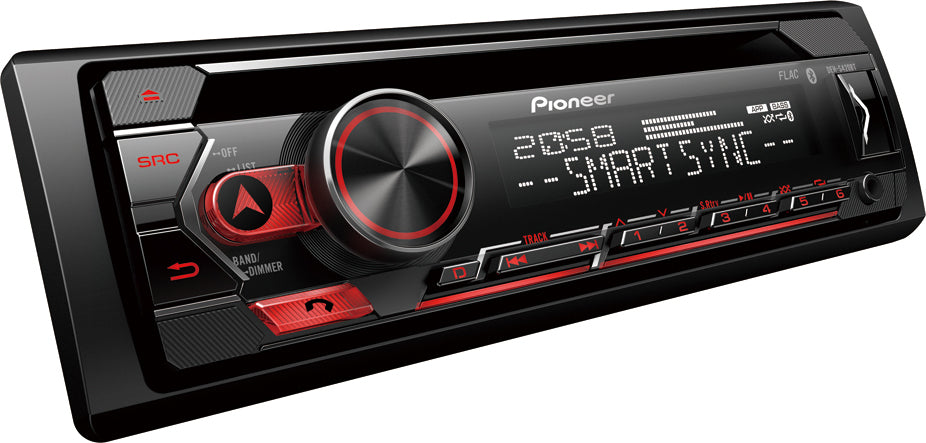 Pioneer DEH-S420BT USB/iPod Ready, Android, Direct Control, Aux-input and Bluetooth