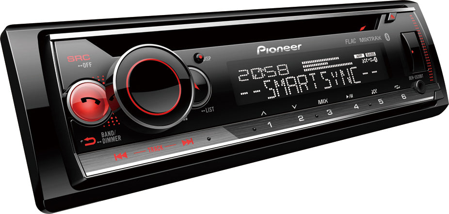 Pioneer DEH-S520BT USB/iPhone Ready, Android, Bluetooth USB Multi Colour Illumination