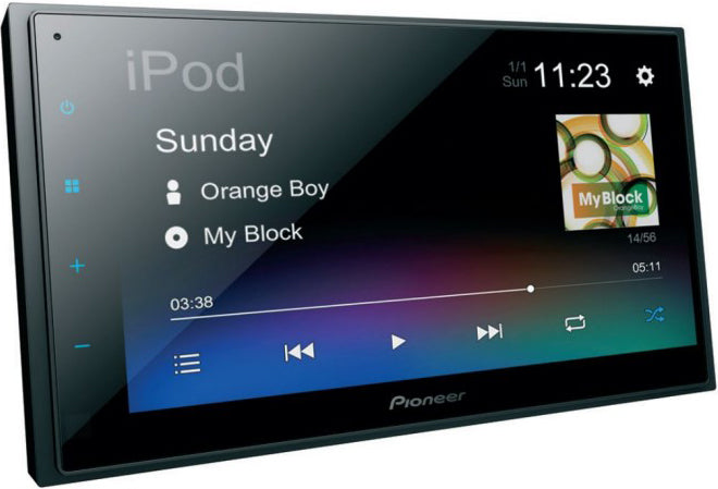 Pioneer DMH-A340DAB 6.8” Double Din Touch Screen DAB Radio, WebLink, Smartphone Mirroring, Bluetooth & USB