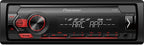 Pioneer MVH-S120UB Mechless Car Stereo RDS tuner with USB and AUX in Red Illumination