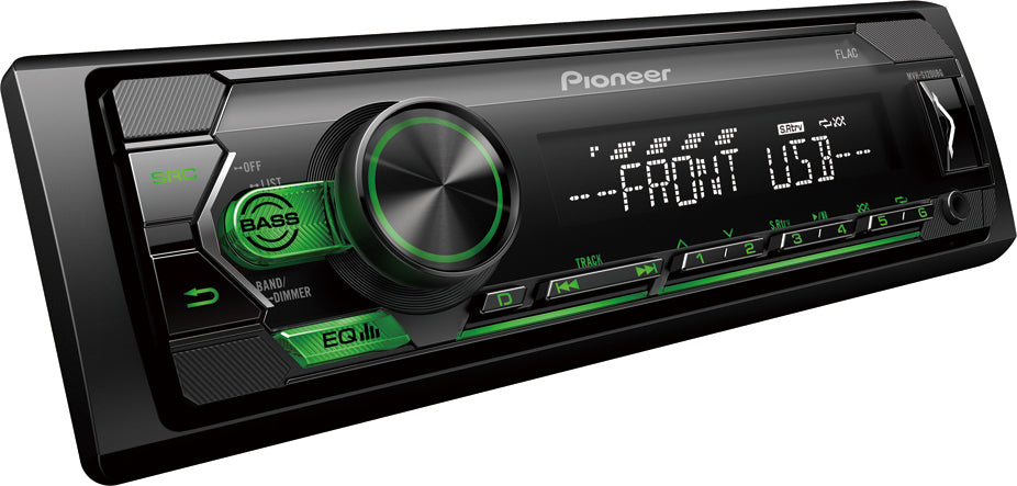 Pioneer MVH-S120UBG USB Tuner with Aux input with Green illumnation