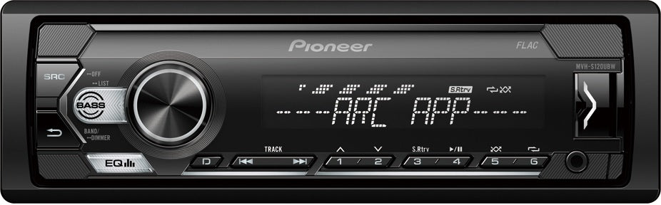 Pioneer MVH-S120UBW Mechless Car Stereo RDS tuner with USB and AUX in White Illumination