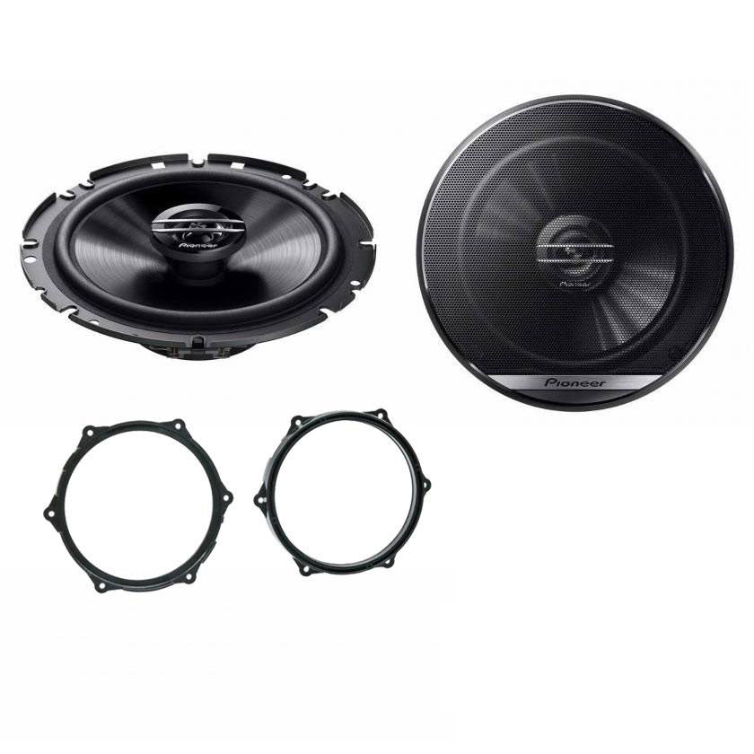 Seat Ibiza 6J 2008 - 2014 Pioneer TS-G1720F 16.5cm Front Doors Car Speakers Upgrade Kit